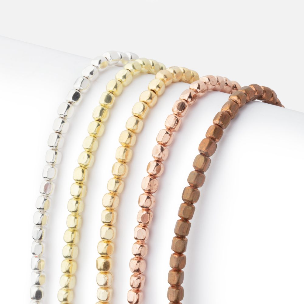 3mm Polished Cube Beads (ONLINE ORDER ONLY)