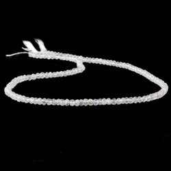 3mm Rainbow Moonstone faceted rondelle beads 13 inch 115 pieces