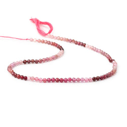 3mm Shaded Magenta Spinel Micro Faceted Round Beads 12.5 inch 96 pieces AA (ONLINE ORDER ONLY)