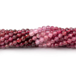 3mm Shaded Magenta Spinel Micro Faceted Round Beads 12.5 inch 96 pieces AA (ONLINE ORDER ONLY)