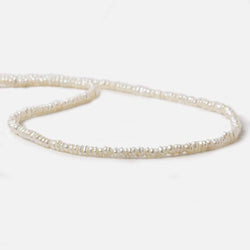 3x2.8mm Off White Center Drilled Baroque Freshwater Pearls 14 inch 245 pieces (ONLINE ORDER ONLY)