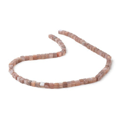 4-4.5mm Chocolate Moonstone Plain Cube Beads 13.75 inch 80 pieces (ONLINE ORDER ONLY)