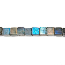 4-4.5mm Labradorite Plain Cube Beads 14 inch 83 pieces (ONLINE ORDER ONLY)