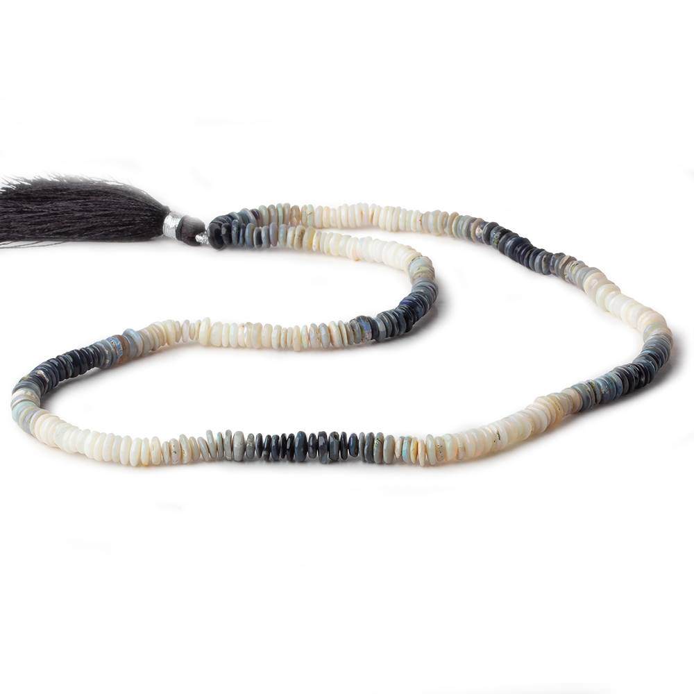 4-5mm Australian Opal Plain Heshi Beads 18 inch 290 pieces A (ONLINE ORDER ONLY)