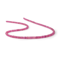 4-5mm Ruby Faceted Heishi Beads 18 inch 295 pieces AA (ONLINE ORDER ONLY)