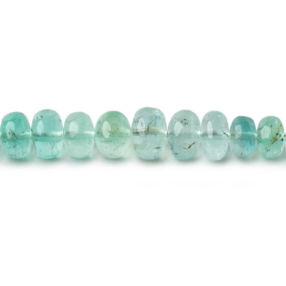 4-6mm Emerald Plain Rondelle Beads 18 inch 154 pieces AAA (ONLINE ORDER ONLY)