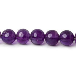 4-7.5mm Amethyst plain rounds 18 inch 80 pieces (ONLINE ORDER ONLY)