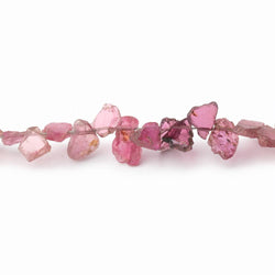 4-7mm Pink Tourmaline Slice Beads 7.75 inch 48 pieces