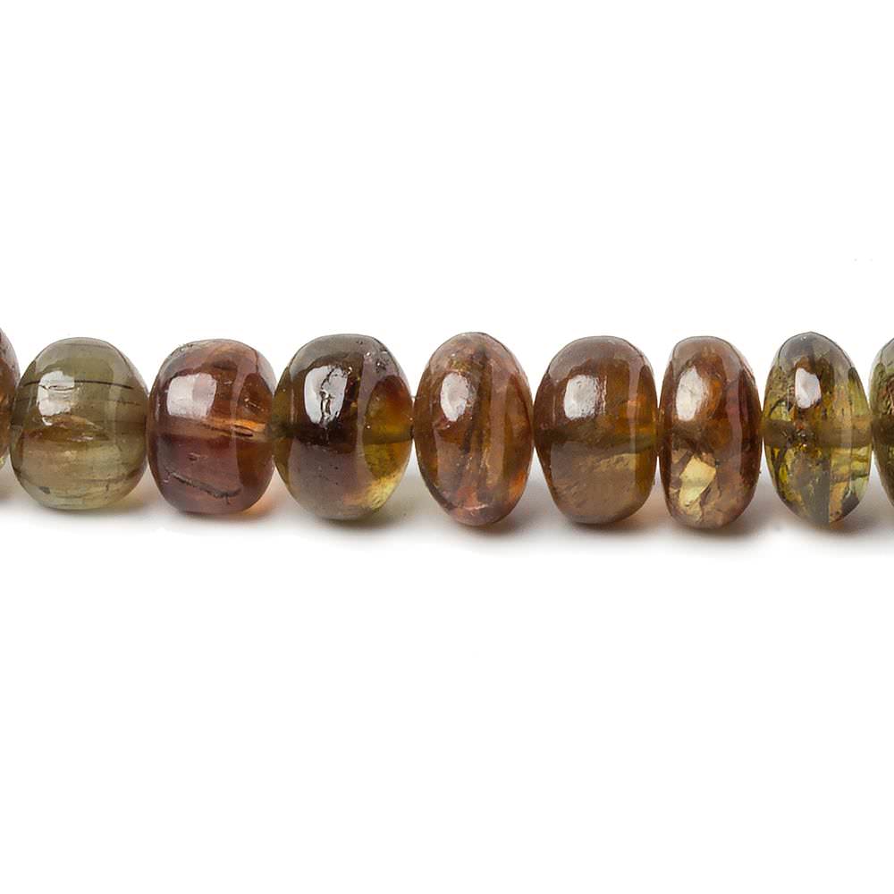 4-8.5mm Andalusite Plain Rondelle 15 inch 99 Beads AA (ONLINE ORDER ONLY)