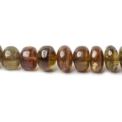 4-8.5mm Andalusite Plain Rondelle 15 inch 99 Beads AA (ONLINE ORDER ONLY)