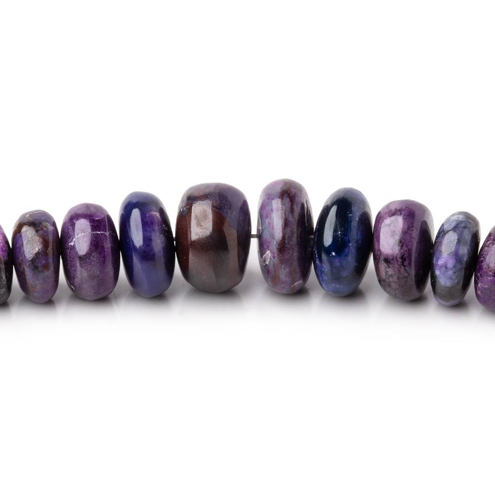 4-8.5mm Sugilite Plain Rondelle Beads 18 inch 166 pieces AAA (ONLINE ORDER ONLY)