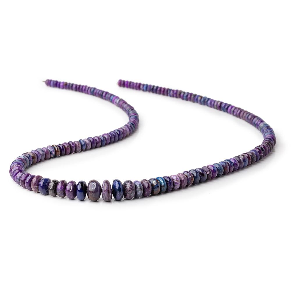 4-8.5mm Sugilite Plain Rondelle Beads 18 inch 166 pieces AAA (ONLINE ORDER ONLY)