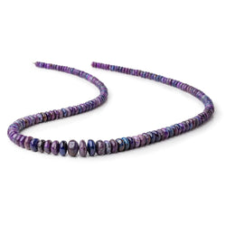 4-8.5mm Sugilite Plain Rondelle Beads 18 inch 166 pieces AAA (ONLINE ORDER ONLY)