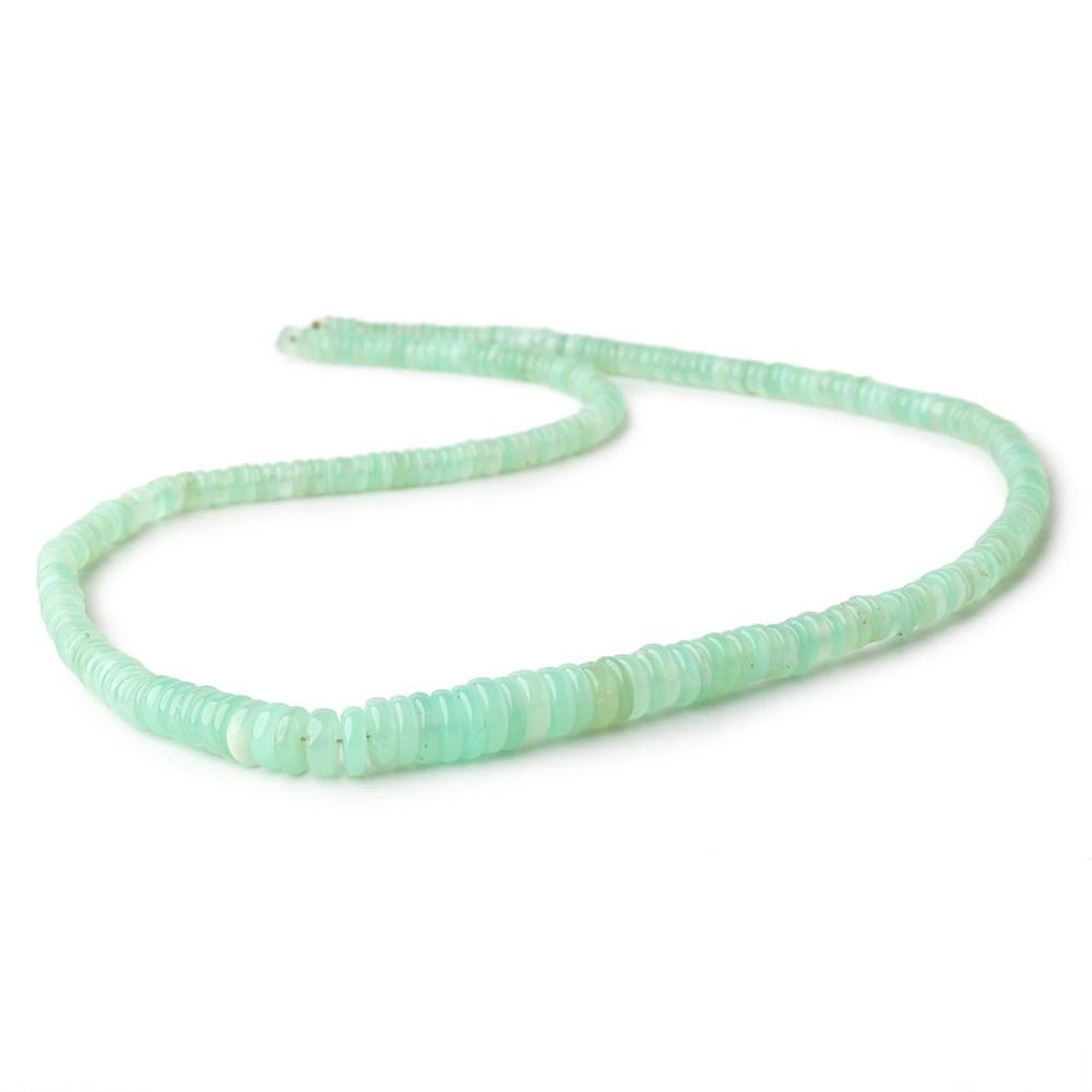4-8mm Chrysoprase Plain Heshi Beads 18 inch 280 pieces (ONLINE ORDER ONLY)
