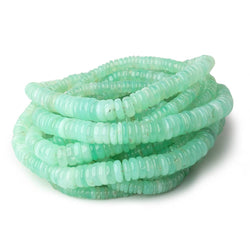 4-8mm Chrysoprase Plain Heshi Beads 18 inch 280 pieces (ONLINE ORDER ONLY)