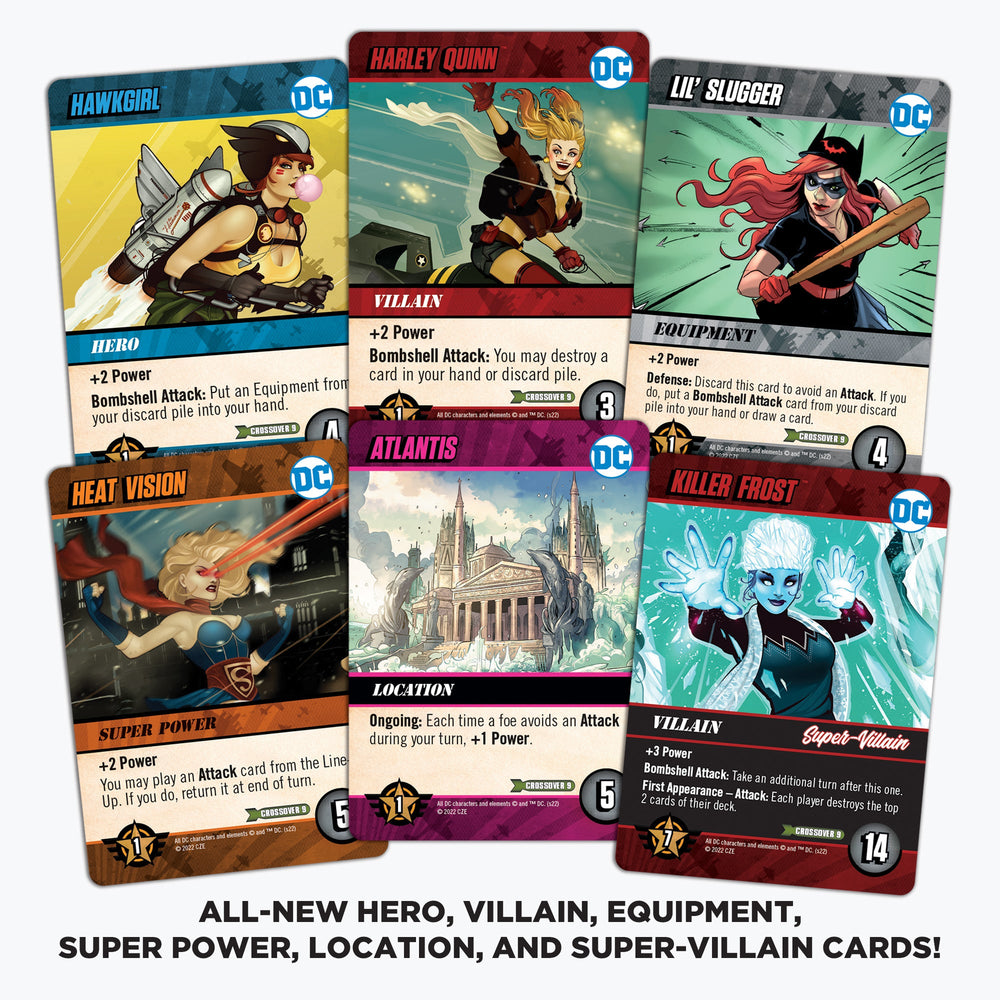 DC Deck-Building Game Crossover Pack 9: DC Bombshells (KICKSTARTER EDITION) (ONLINE ORDER ONLY)