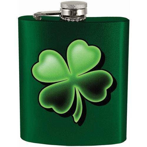 4-Leaf Clover 7oz. Hip Flask (Online Order Only)
