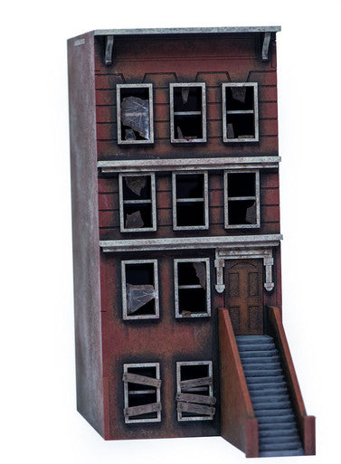 28mm "Brownstone" Row House (MDF) - 28MMDF400 (Online Order Only)
