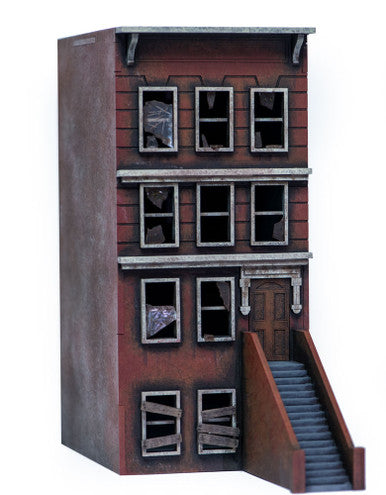28mm "Brownstone" Row House (MDF) - 28MMDF400 (Online Order Only)