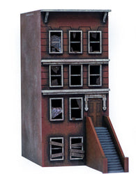 28mm "Brownstone" Row House (MDF) - 28MMDF400 (Online Order Only)