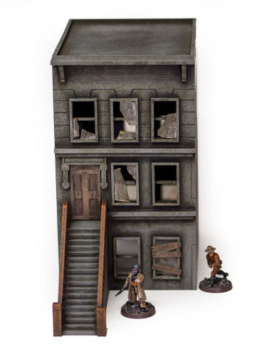 28mm "Brownstone" Row House (MDF) - 28MMDF402 (Online Order Only)
