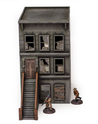 28mm "Brownstone" Row House (MDF) - 28MMDF402 (Online Order Only)