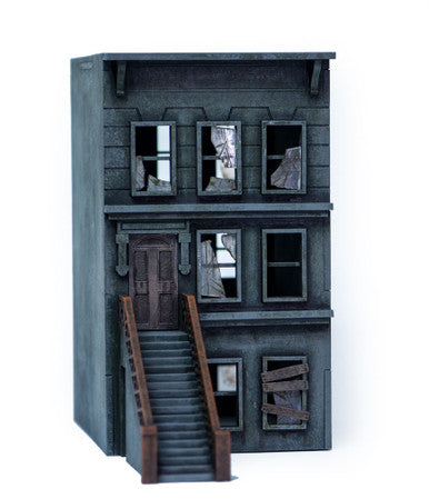 28mm "Brownstone" Row House (MDF) - 28MMDF402 (Online Order Only)