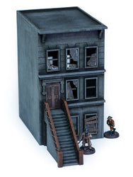 28mm "Brownstone" Row House (MDF) - 28MMDF402 (Online Order Only)
