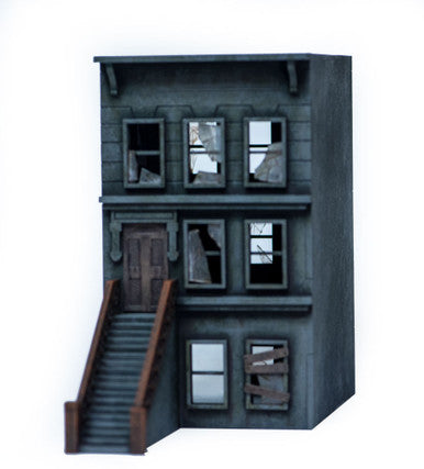 28mm "Brownstone" Row House (MDF) - 28MMDF402 (Online Order Only)