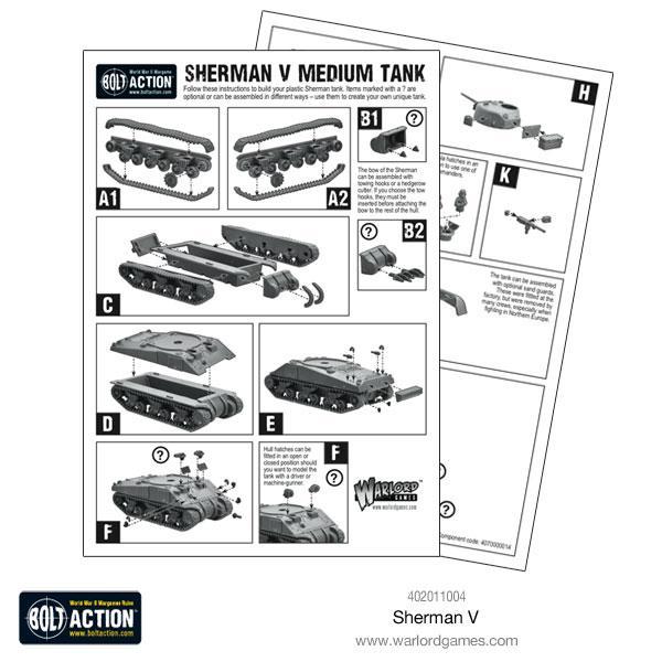Bolt Action: Sherman V Tank (ONLINE ORDER ONLY)