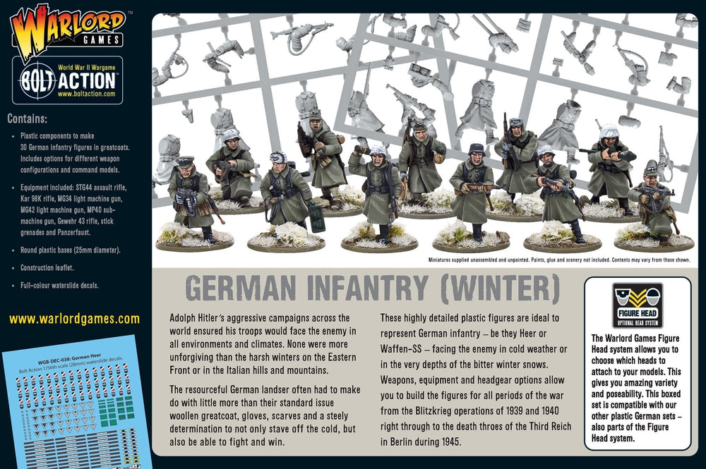 Bolt Action: Germans Infantry (Winter) (ONLINE ORDER ONLY)