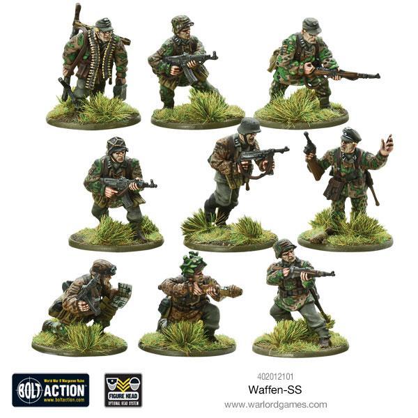 Bolt Action: Waffen SS WWII SS-Grenadiers (ONLINE ORDER ONLY)