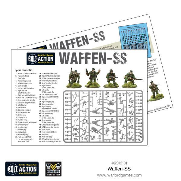 Bolt Action: Waffen SS WWII SS-Grenadiers (ONLINE ORDER ONLY)