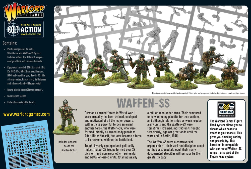 Bolt Action: Waffen SS WWII SS-Grenadiers (ONLINE ORDER ONLY)