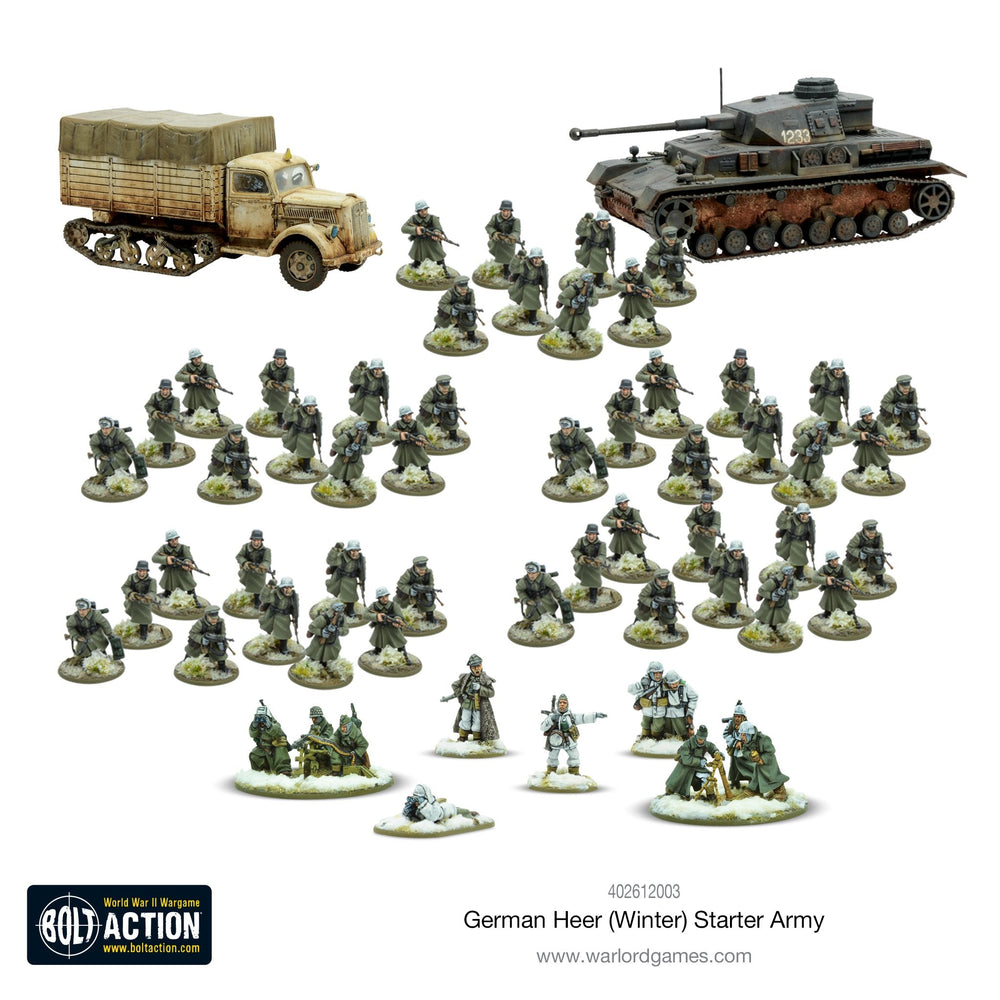 Bolt Action: German Heer (Winter) Starter Army (ONLINE ORDER ONLY)