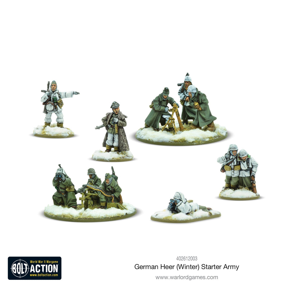 Bolt Action: German Heer (Winter) Starter Army (ONLINE ORDER ONLY)