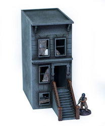 28mm "Brownstone" Row House (MDF) - 28MMDF404 (Online Order Only)