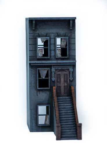 28mm "Brownstone" Row House (MDF) - 28MMDF404 (Online Order Only)