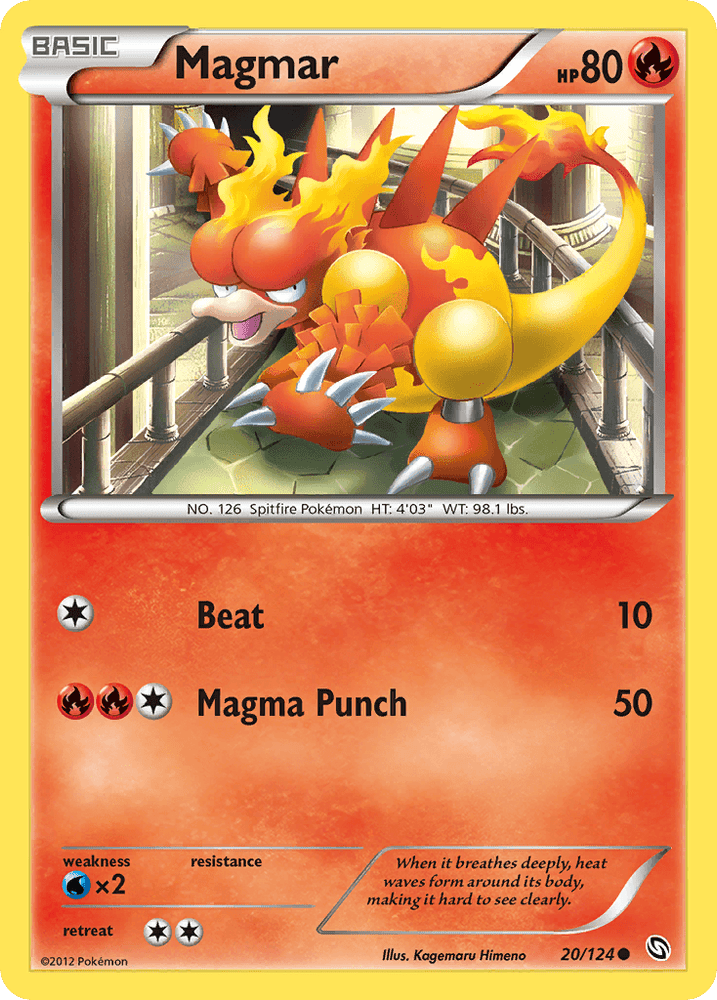 Magmar (20/124) [Black & White: Dragons Exalted] (Online Only)