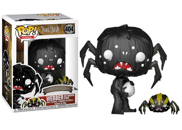 Webber & Warrior Spider (w/ Unredeemed Code, Don't Starve) 404 (Online Order Only)