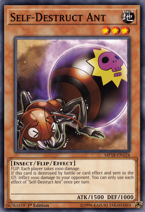 Self-Destruct Ant [MP18-EN124] Common (ONLINE ORDER ONLY)