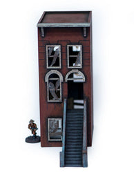 28mm "Brownstone" Row House (MDF) - 28MMDF405 (Online Order Only)