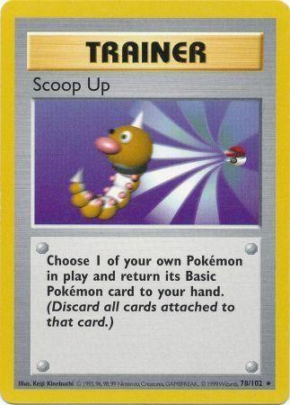 Scoop Up (78/102) [Base Set Shadowless Unlimited] (Online Only)