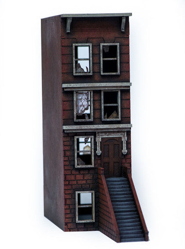 28mm "Brownstone" Row House (MDF) - 28MMDF406 (Online Order Only)