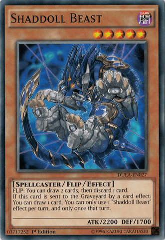 Shaddoll Beast [DUEA-EN027] Rare (ONLINE ORDER ONLY)