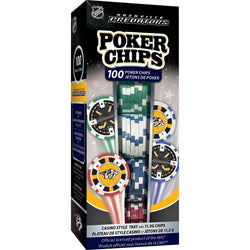 Nashville Predators 100 Piece Poker Chips (ONLINE ORDER ONLY)