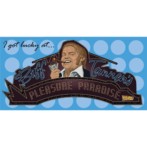 Back to the Future Part II Biff's Pleasure Paradise Beach Towel (ONLINE ORDER ONLY)