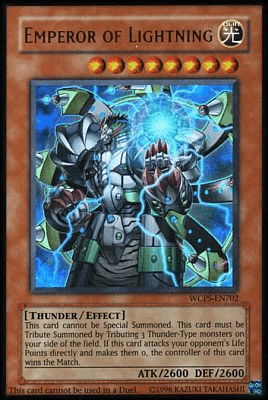Emperor of Lightning [WCPS-EN702] Ultra Rare (ONLINE ORDER ONLY)