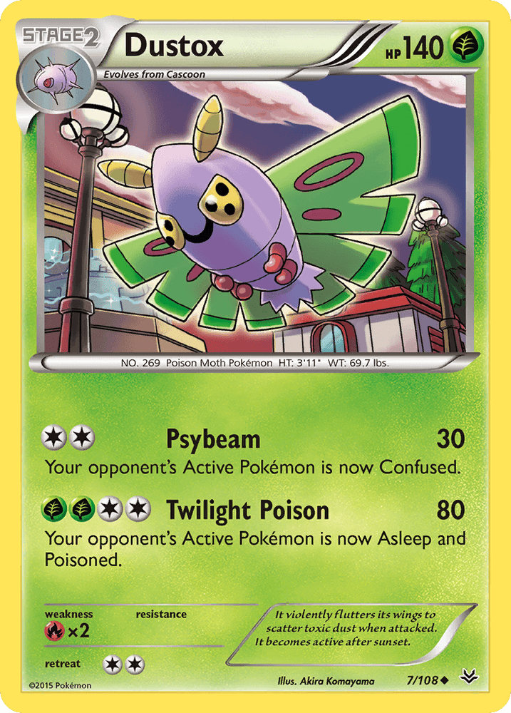 Dustox (7/108) [XY: Roaring Skies] (Online Only)