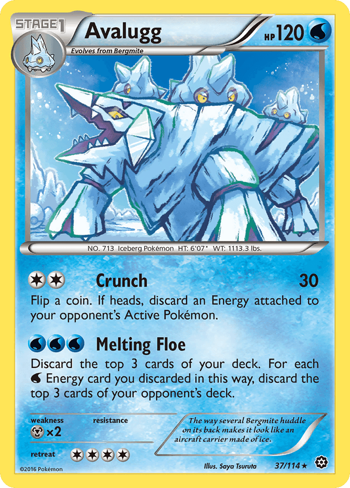 Avalugg (37/114) [XY: Steam Siege] (Online Only)